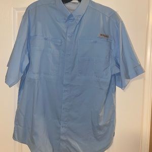 Columbia PFG button up T-shirt
